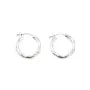 Crioulo torcido 15mm Prata 925 x 2pcs