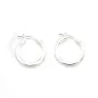 Griechische Kreole 20mm Silber 925 x 2pcs