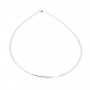 Chaîne maille oméga 2mm Argent 925 traité anti-ternissement x 45cm