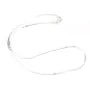 Chain mirror mesh chevron 1.5mm Silver 925 anti-tarnish x 40cm