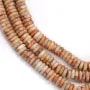 Tondo in diaspro rosso Picasso Heishi 2x6mm x 38cm