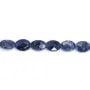 Oval faceted Sodalite 10x14mm x 40cm
