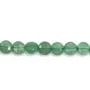 Avventurina tonda piatta sfaccettata 4mm x 10pz
