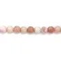 Opale rose rond 8mm x 40cm