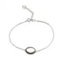 Bracelet argent 925 nacre rose fleur
