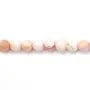 Lambi rosa rotondo sfaccettato 4 mm x 39 cm