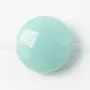 Amazonite Ronde Plate  facette 12mm x 4 st 