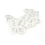 Nacre blanche couple de papillon 13x18mm x 1pc