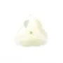 Nacre blanche en forme de fleur à 3 pétales 12mm x 1pc