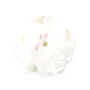 Nacre blanche en rose semi-percée 20mm x 1pc