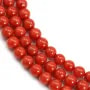 Rote Koralle Natur rund 3mm x 45cm