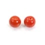 Corail Rouge Naturel goutte semi percé 5x14mm x 1pc