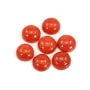 Cabochon Corail rouge Naturel rond 3mm x 1pc