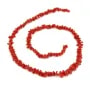 Tubo barocco in corallo rosso naturale x 50 cm