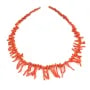 Tubo barocco in corallo rosso naturale x 50 cm