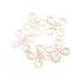 Nacre rose en noeud chinois 15mm x 1pc