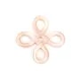 Nacre rose en noeud chinois 20mm x 1pc