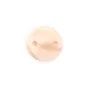 Nacre rose ronde plate 8mm x 4pcs