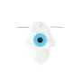 Nacre Blanche Nazar boncuk en forme de main 12 x16mm x 1pc
