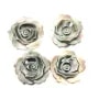 Nacre grise en forme de rose 15mm x 1pc