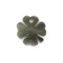 Nacre grise en forme de trèfle à 4 feuilles 10mm x 1pc