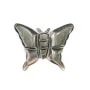 Nacre grise en forme de papillion 21x26mm x 1pc