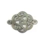 Nacre grise en motif celtique ajouré 18mm x 1pc
