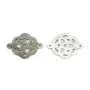 Nacre grise en motif celtique ajouré 18mm x 1pc