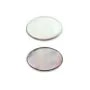Nacre grise de forme ovale 8x12mm x 10 pcs