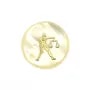 Pendant Taurus mother of pearl 20mm x 1pc