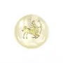 Pendant Taurus mother of pearl 20mm x 1pc