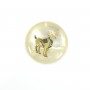 Pendant Libra mother of pearl 20mm x 1pc