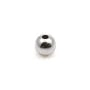 Perle boule en argent rhodié 925 3mm x 20pcs