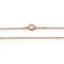 Chaîne Gold Filled rose 14 carats ovale 1.1mm 45cm x 1pc