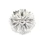 Argent 925 zirconium épingle à broche en forme de fleur 30mm x 1pc