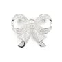 Argent 925 zirconium épingle à broche 30x37mm x 1pc