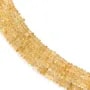 Citrine rondelle Heishi 4-5mm x 41cm