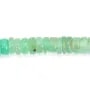Chrysoprase rondelle Heishi 5-7mm x 41cm