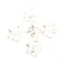 Nacre blanche en fleur à 5 pétales 15mm x 1pc