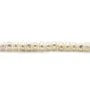 White freshwater pearl  oval 4mm x 40cm