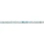 Aigue marine ronde facette 2mm x 40cm