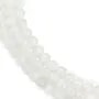 Pierre de lune blanche, de forme ronde, 7mm x 2pcs