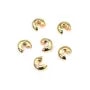 Cache noeud doré à l'or fin 4mm x 10pcs