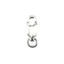 Fermoir mousqueton ovale  Argent 925 4x8mm x 2pcs
