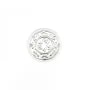 Intercalaire Médaille décoré 12mm Argent 925 x 1pc