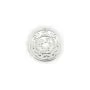 Breloque Médaille décoré 12mm Argent 925 x 1pc