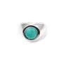 Bague réglable support 8mm Argent 925 - Grande taille x 1pc