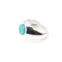 Bague réglable support 8mm Argent 925 - Grande taille x 1pc