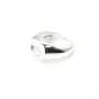 Bague réglable support 6x8mm Argent 925 - Grande Taille x 1pc