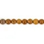 Jaspe jaune rond 4mm x 40cm